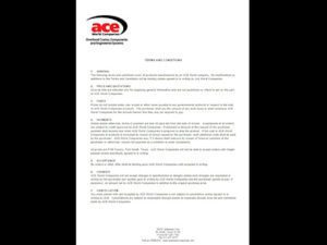 Standard Terms & Conditions