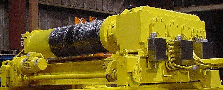 Wire rope hoist ready for delivery
