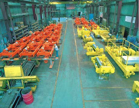Pumpkin hoist in wire rope hoist production line