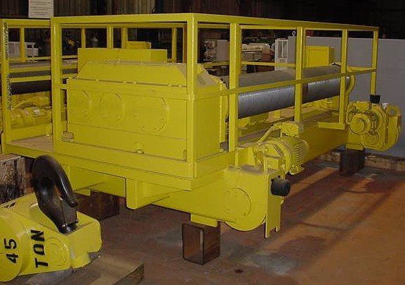 45 Ton Custom Wire Rope Hoist with handrails